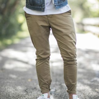 Monroe Men's Straight Fit Chino Pants — Cotton Twill